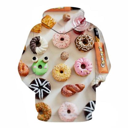 Donuts Dessert 3D Hoodie Sweatshirt Pullover-My 3D Hoodie