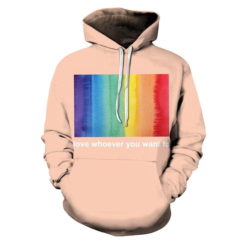 Blush Pink Pride 3D - Sweatshirt, Hoodie, Pullover-My 3D Hoodie