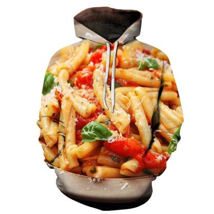 Penne Pasta 3D - Sweatshirt, Hoodie, Pullover-My 3D Hoodie