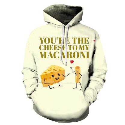 Mac & Cheese Pasta 3D - Sweatshirt, Hoodie, Pullover-My 3D Hoodie