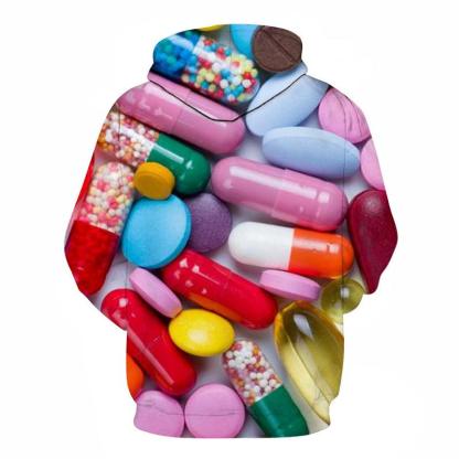 Pharma Medicine Awareness - 3D - Sweatshirt, Hoodie, Pullover-My 3D Hoodie