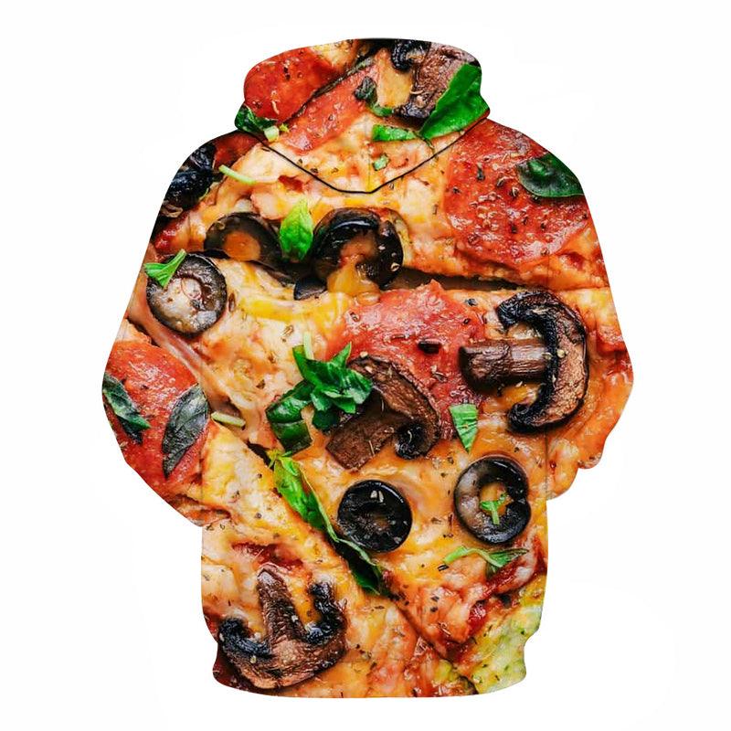 Mushroom Pizza 3D Hoodie Sweatshirt Pullover-My 3D Hoodie