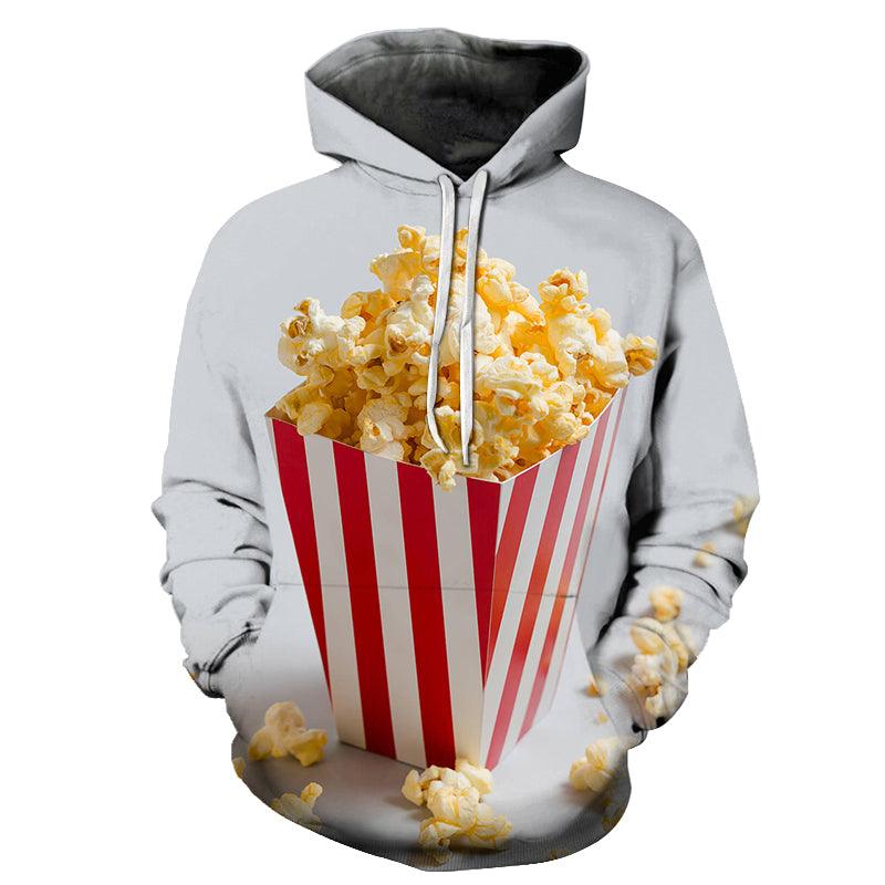 Movie Popcorn 3D Hoodie Sweatshirt Pullover-My 3D Hoodie