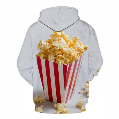 Movie Popcorn 3D Hoodie Sweatshirt Pullover-My 3D Hoodie