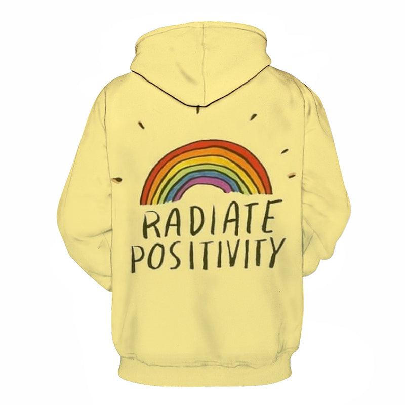 Rainbow Positive Quote 3D Hoodie Sweatshirt Pullover-My 3D Hoodie