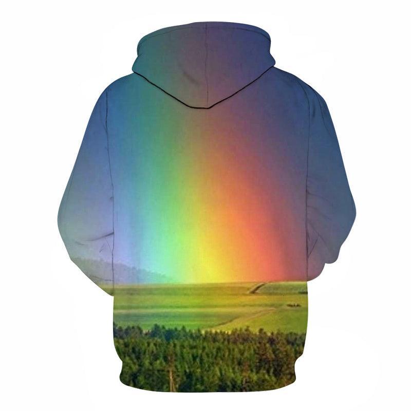 Morning Rainbow 3D Hoodie Sweatshirt Pullover-My 3D Hoodie