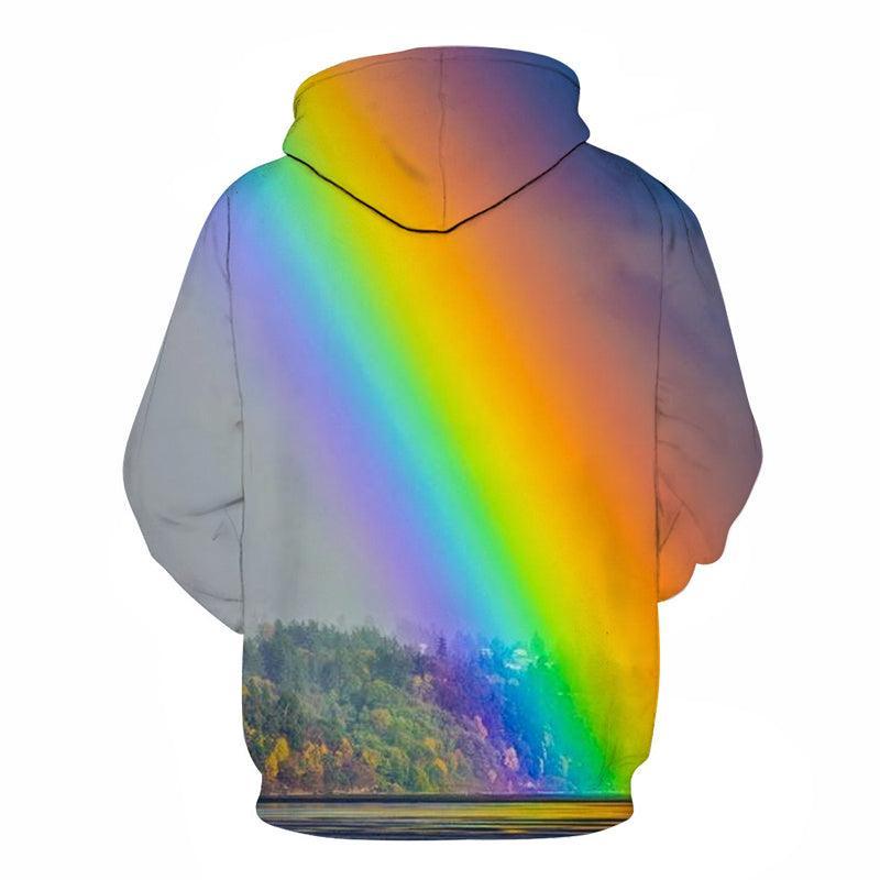 Colorful Rainbow 3D Hoodie Sweatshirt Pullover-My 3D Hoodie