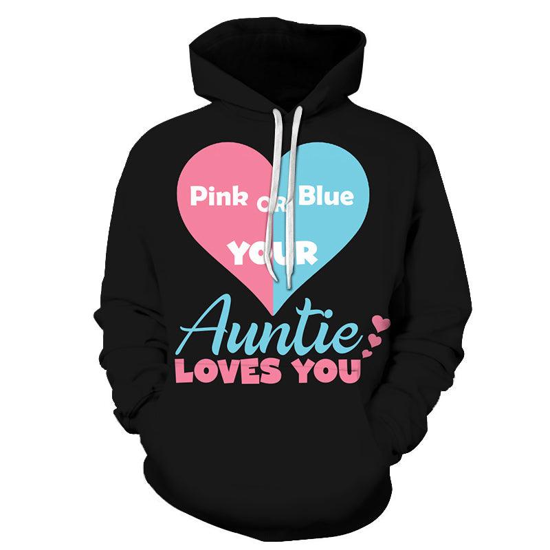 Aunty Loves You 3D - Sweatshirt, Hoodie, Pullover-My 3D Hoodie