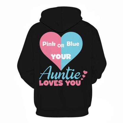 Aunty Loves You 3D - Sweatshirt, Hoodie, Pullover-My 3D Hoodie