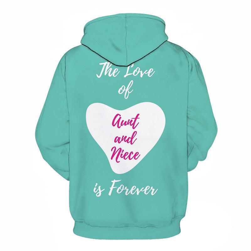 Forever Aunty 3D - Sweatshirt, Hoodie, Pullover-My 3D Hoodie