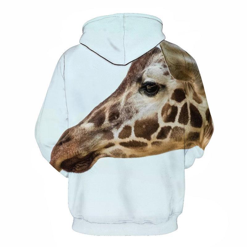 Giraffe Face 3D - Sweatshirt, Hoodie, Pullover-My 3D Hoodie