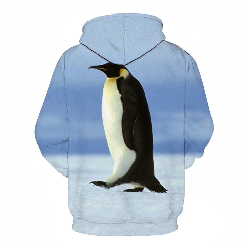 Penguin 3D - Sweatshirt, Hoodie, Pullover-My 3D Hoodie