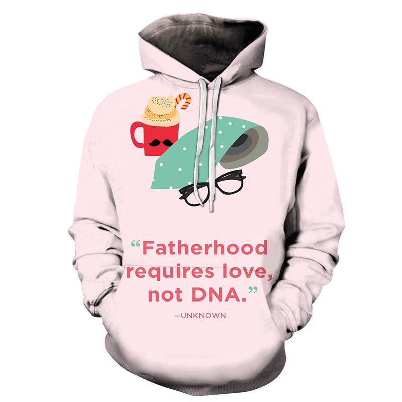 Father Requires Love 3D - Sweatshirt, Hoodie, Pullover-My 3D Hoodie