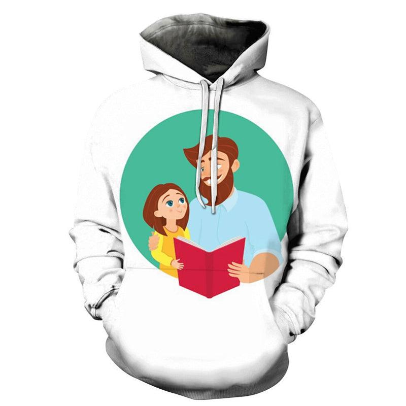 Dad Love 3D - Sweatshirt, Hoodie, Pullover-My 3D Hoodie