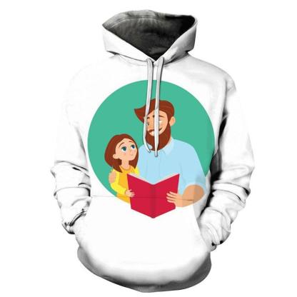 Dad Love 3D - Sweatshirt, Hoodie, Pullover-My 3D Hoodie