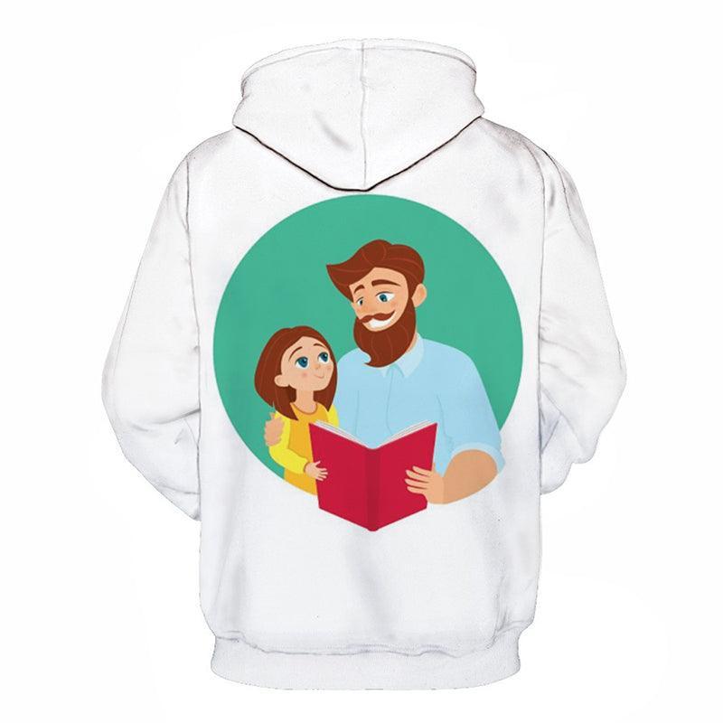 Dad Love 3D - Sweatshirt, Hoodie, Pullover-My 3D Hoodie