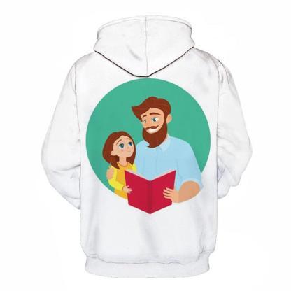 Dad Love 3D - Sweatshirt, Hoodie, Pullover-My 3D Hoodie