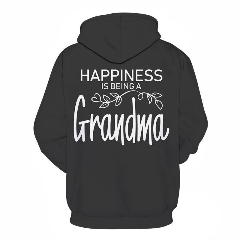 Happiness Black Grandma 3D - Sweatshirt, Hoodie, Pullover-My 3D Hoodie