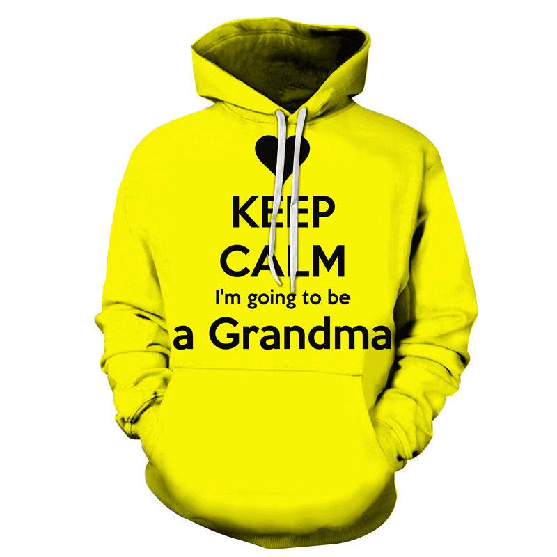 Keep Calm Grandma 3D - Sweatshirt, Hoodie, Pullover-My 3D Hoodie