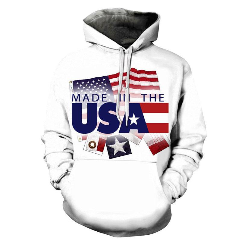 Made in USA 3D - Sweatshirt, Hoodie, Pullover-My 3D Hoodie