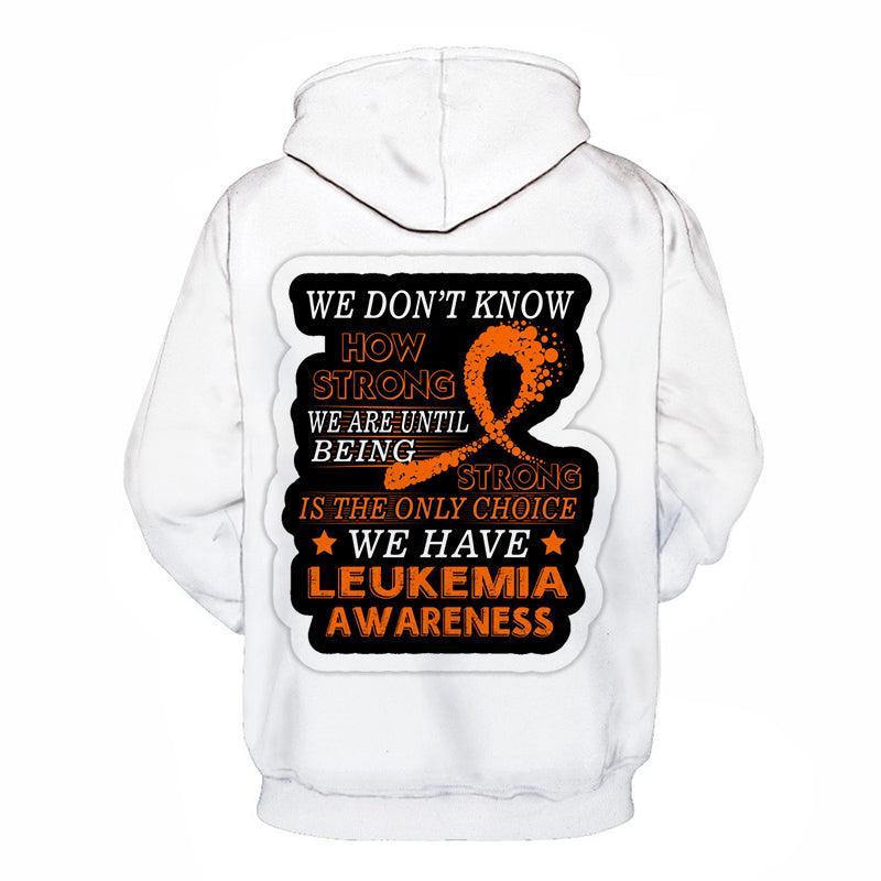 3D Leukemia Awareness - Hoodie, Sweatshirt, Pullover-My 3D Hoodie