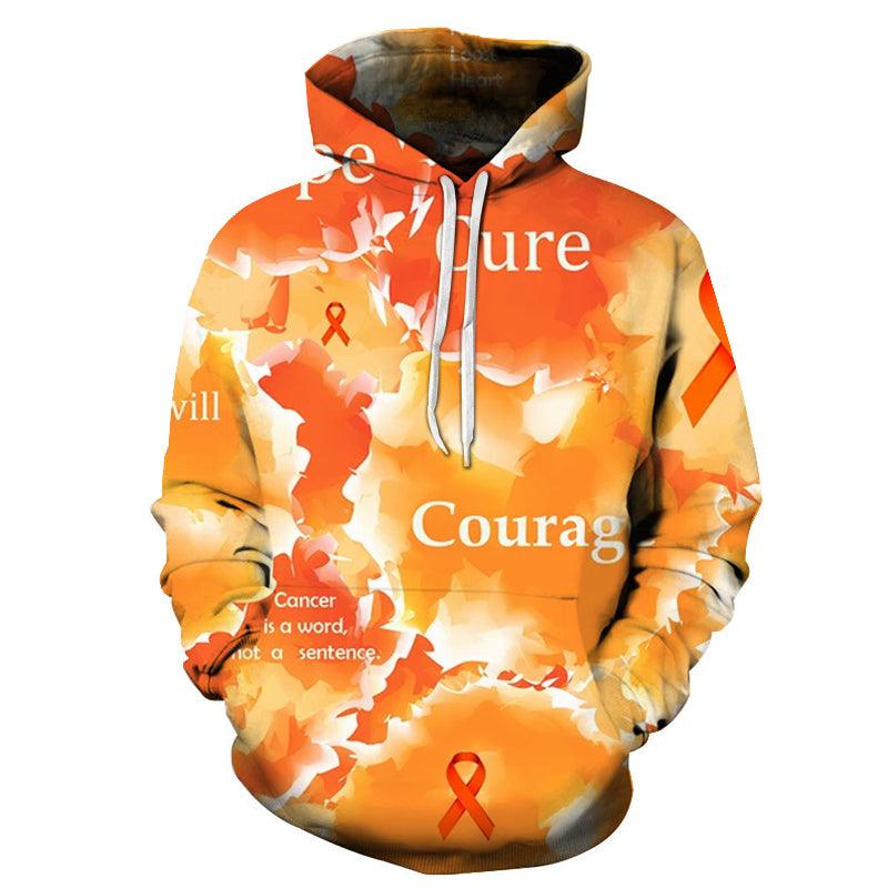 3D 'Cancer' Just A Word - Hoodie, Sweatshirt, Pullover-My 3D Hoodie