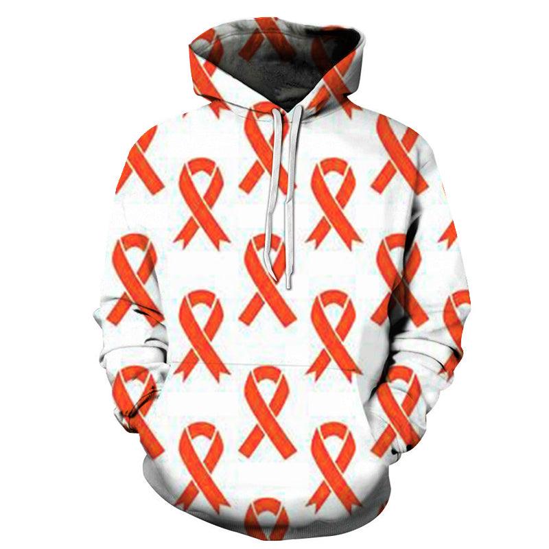3D Cancer Awareness Ribbons - Hoodie, Sweatshirt, Pullover-My 3D Hoodie