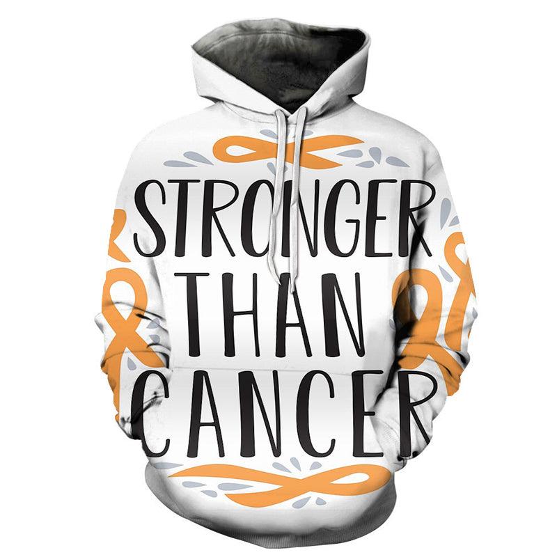 3D Stronger Than Cancer - Hoodie, Sweatshirt, Pullover-My 3D Hoodie