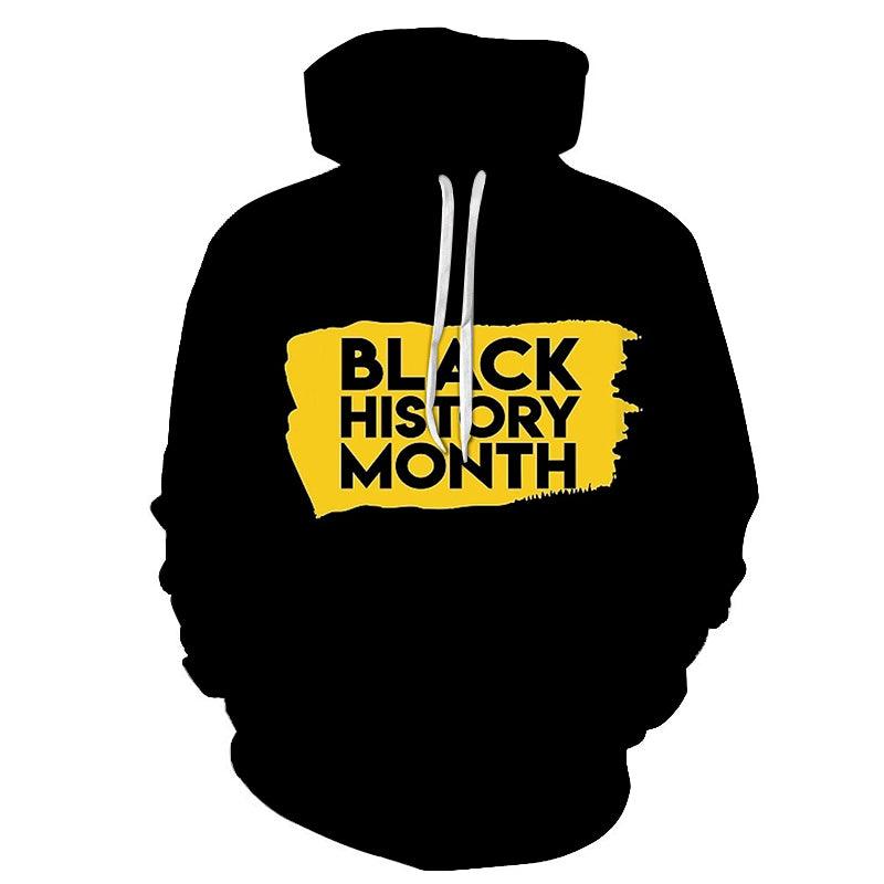 Color Black - Black History Month 3D - Sweatshirt, Hoodie, Pullover-My 3D Hoodie