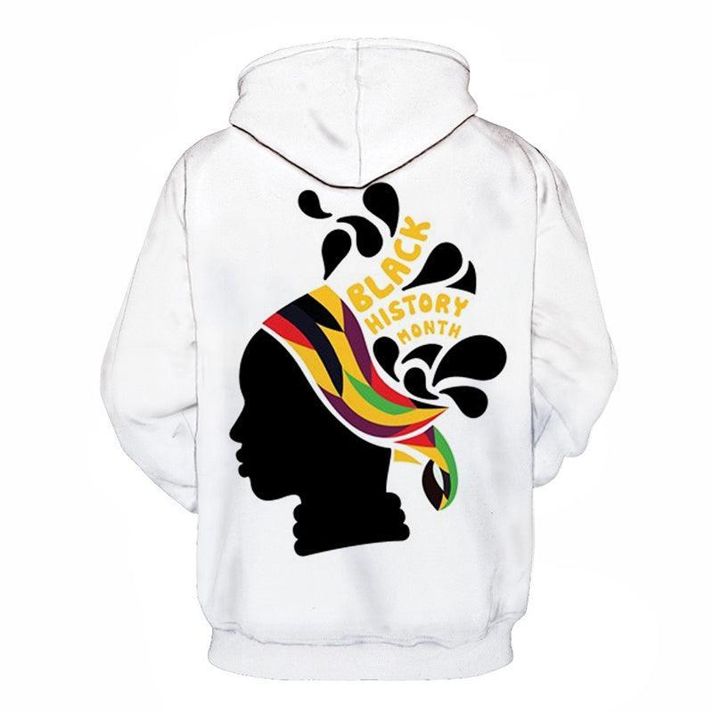 Girl Face Black History Month 3D - Sweatshirt, Hoodie, Pullover-My 3D Hoodie