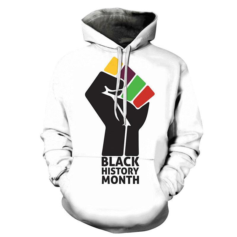 Powerful Hand Black History Month 3D - Sweatshirt, Hoodie, Pullover-My 3D Hoodie