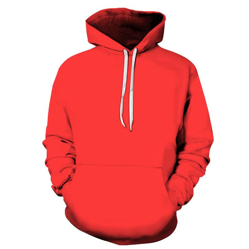 Red Orange Shade Of Red 3D - Sweatshirt, Hoodie, Pullover-My 3D Hoodie