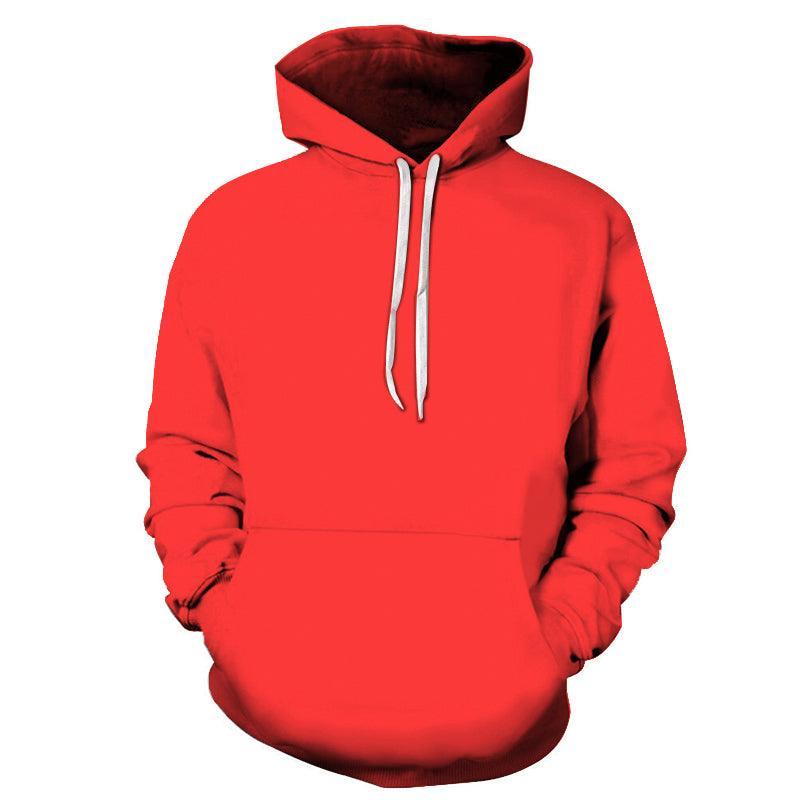 Red Orange Shade Of Red 3D - Sweatshirt, Hoodie, Pullover-My 3D Hoodie