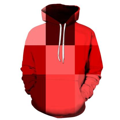 Mix Shade Of Red 3D - Sweatshirt, Hoodie, Pullover-My 3D Hoodie