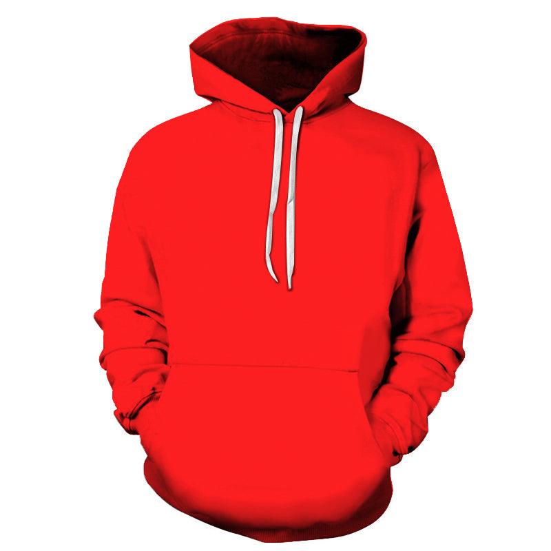 Scarlet Shade Of Red 3D - Sweatshirt, Hoodie, Pullover-My 3D Hoodie