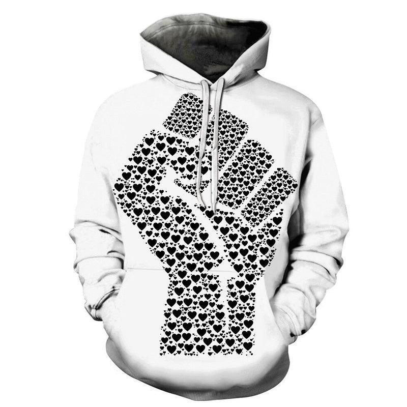 Fist Print Black Lives Matter 3D - Sweatshirt, Hoodie, Pullover-My 3D Hoodie
