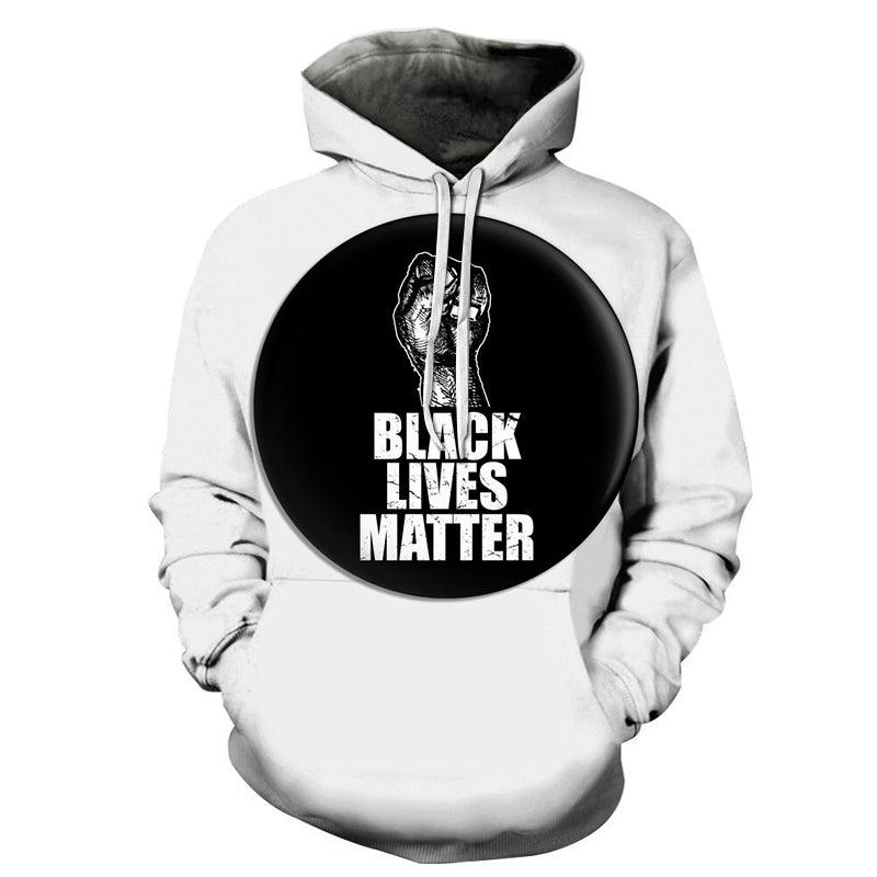 Stay United Black Lives Matter 3D - Sweatshirt, Hoodie, Pullover-My 3D Hoodie