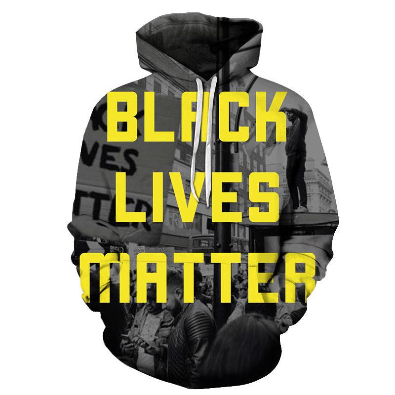 Stand Together Black Lives Matter 3D - Sweatshirt, Hoodie, Pullover-My 3D Hoodie