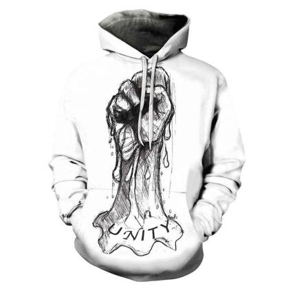 Unity Is Strong Black Lives Matter 3D - Sweatshirt, Hoodie, Pullover-My 3D Hoodie