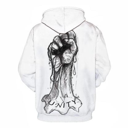 Unity Is Strong Black Lives Matter 3D - Sweatshirt, Hoodie, Pullover-My 3D Hoodie