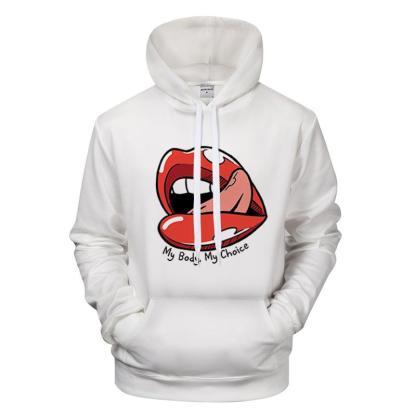My Body My Choice Printed Hoodie-My 3D Hoodie