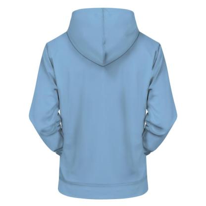 My Body My Choice Cool Blue Hoodie-My 3D Hoodie