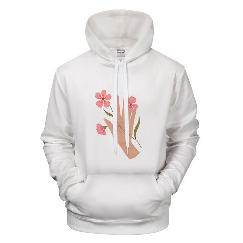 My Body My Choice Flowers Printed Hoodie-My 3D Hoodie