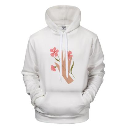 My Body My Choice Flowers Printed Hoodie-My 3D Hoodie