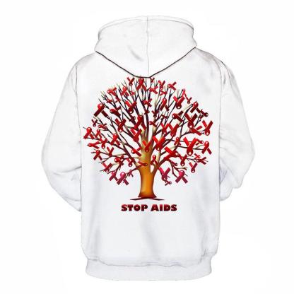 AIDS Awareness 3D - Sweatshirt, Hoodie, Pullover-My 3D Hoodie