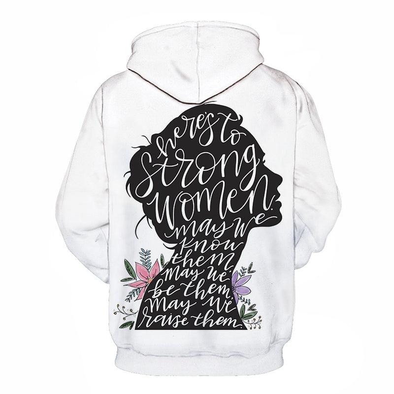 Empower Women 3D - Sweatshirt, Hoodie, Pullover-My 3D Hoodie