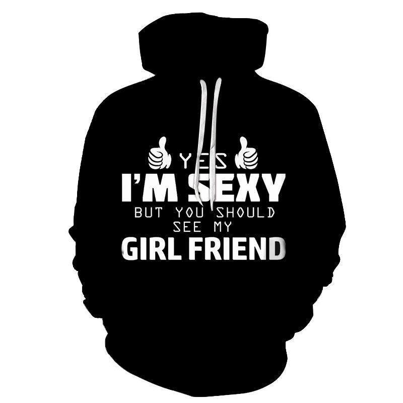 Funny Valentine 3D Sweatshirt, Hoodie, Pullover-My 3D Hoodie