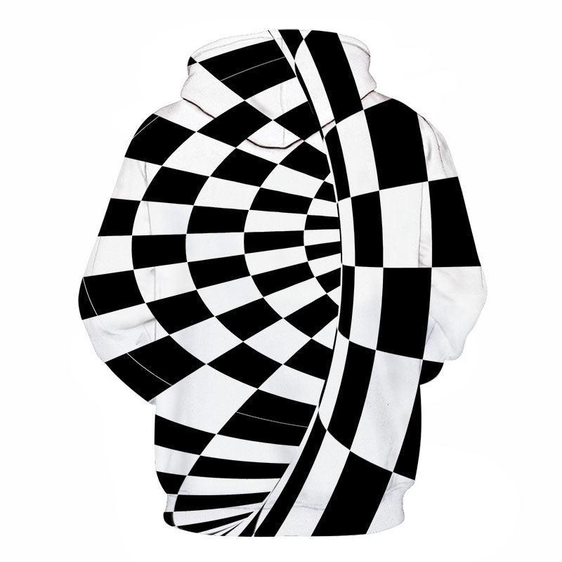 Cubic Tunnel Swirl 3D - Sweatshirt, Hoodie, Pullover-My 3D Hoodie