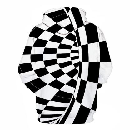 Cubic Tunnel Swirl 3D - Sweatshirt, Hoodie, Pullover-My 3D Hoodie