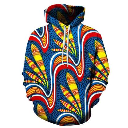 Vibrant Tribal Art  3D - Sweatshirt, Hoodie, Pullover-My 3D Hoodie